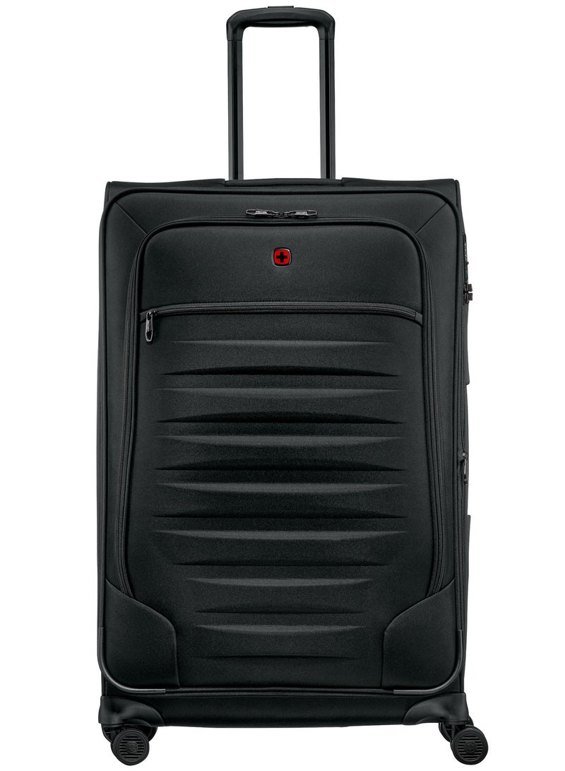 Wenger Checklite II 80 Cm 4-Double Wheeled Expandable Softside Check-In Luggage Trolley - Black - Image 1